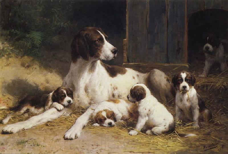 Otto Eerelman Dogs Spain oil painting art